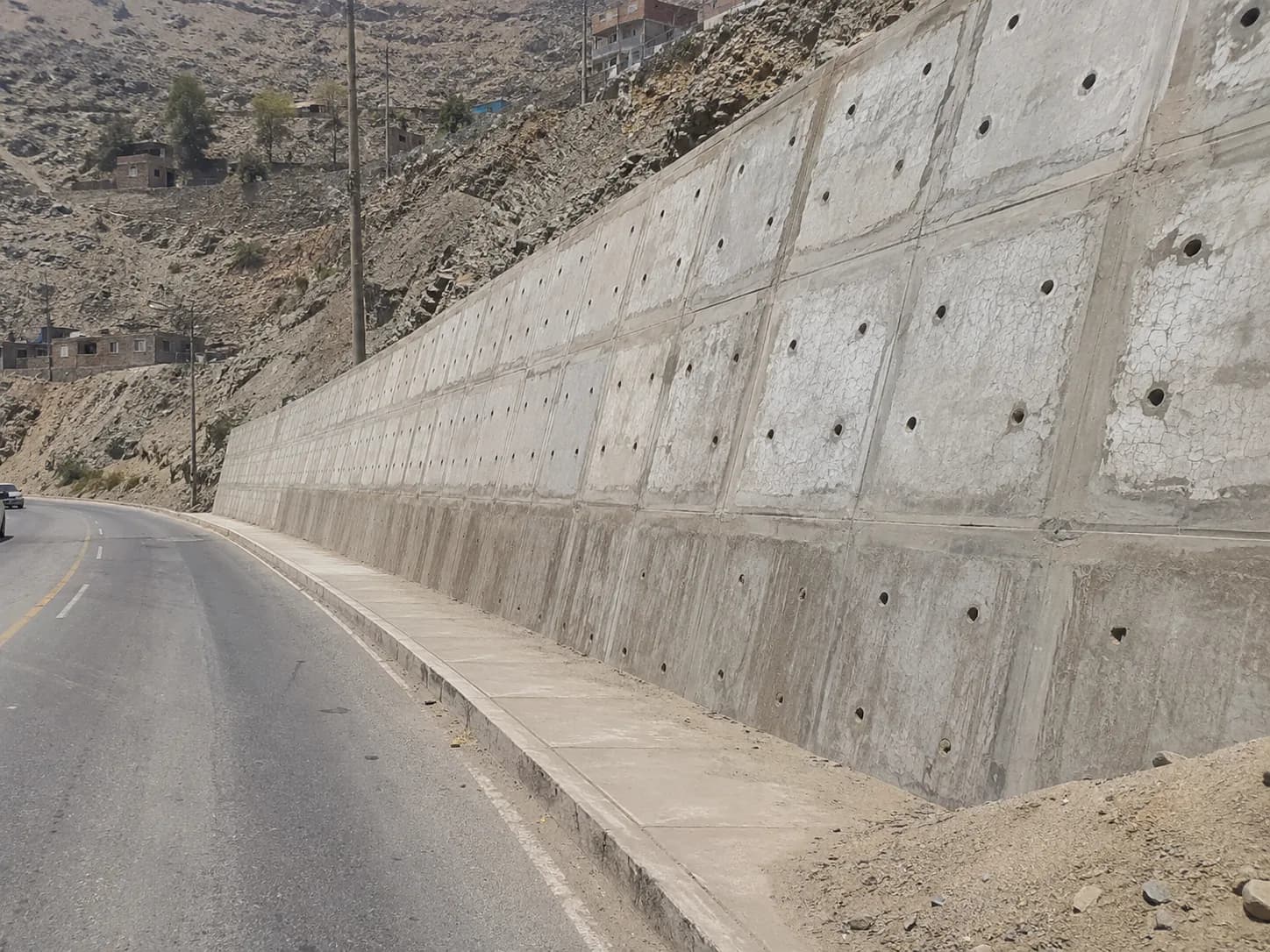 Proyecto de muro de contención para EMAPE en Chosica