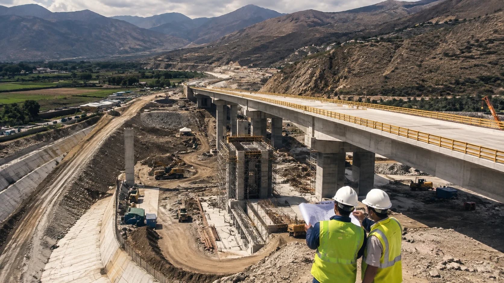 Supervisión técnica en una obra de infraestructura vial